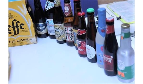 30 diverse flesjes bieren
